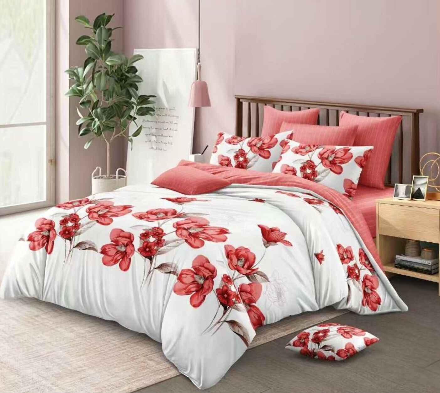 Lenjerie de pat bumbac finet Premium Pucioasa – 6 piese | 18377-SE