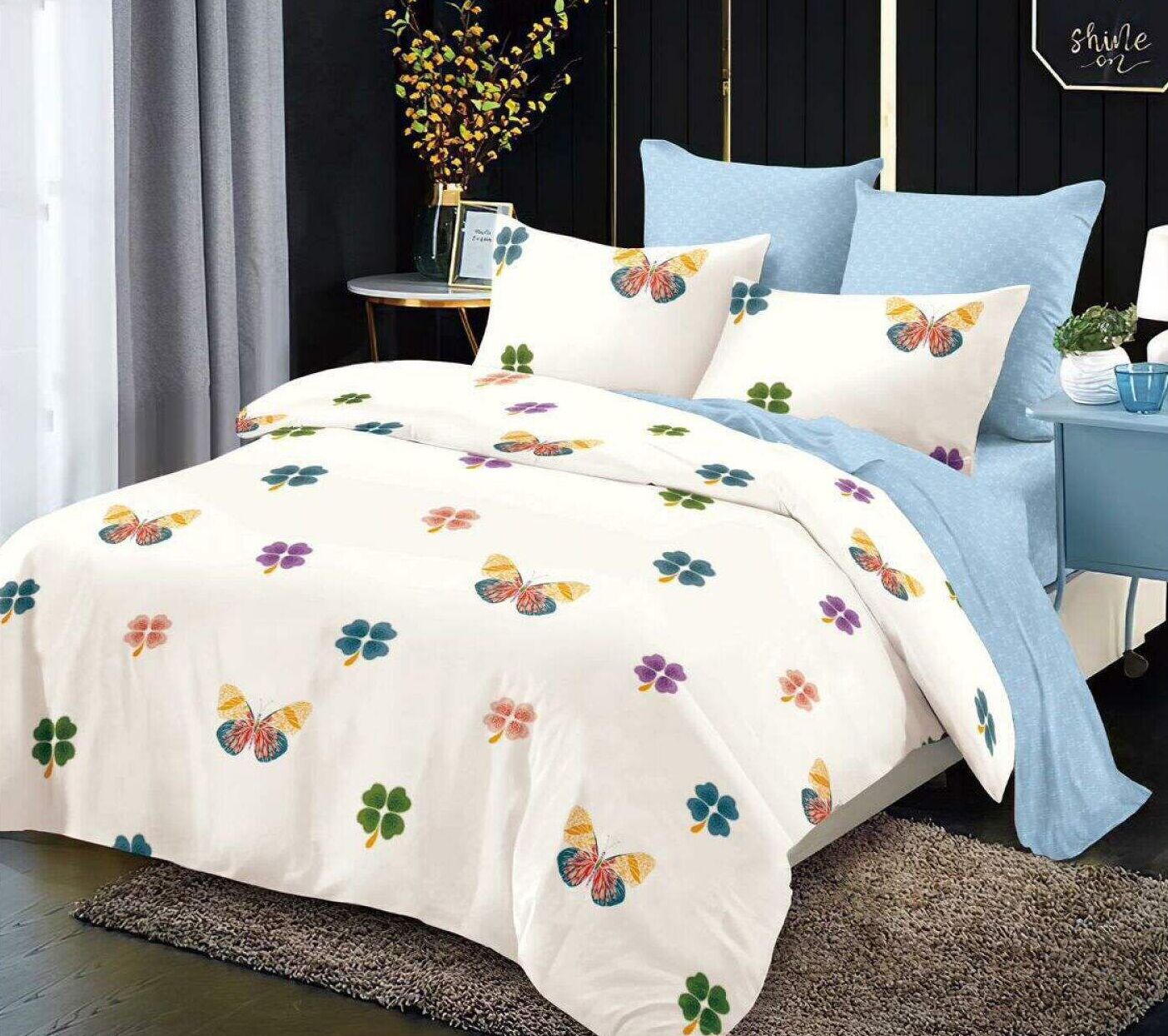 Lenjerie de pat bumbac finet Premium Pucioasa – 6 piese | 18376-SE