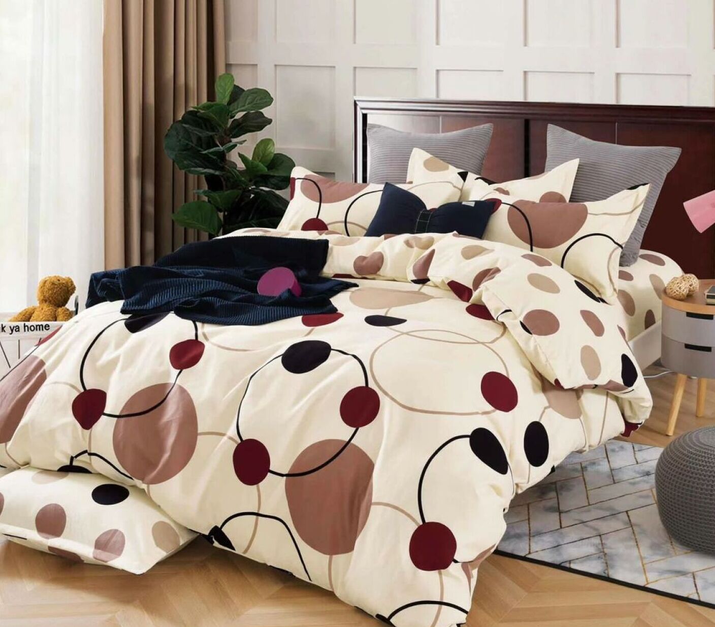 Lenjerie de pat bumbac finet Premium Pucioasa – 6 piese | 18419-SE