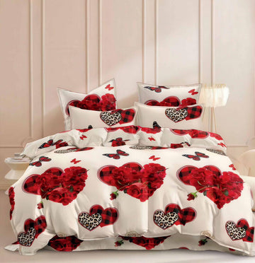 Lenjerie de pat bumbac satinat - gama Luxury - 4 piese | 18517-TL