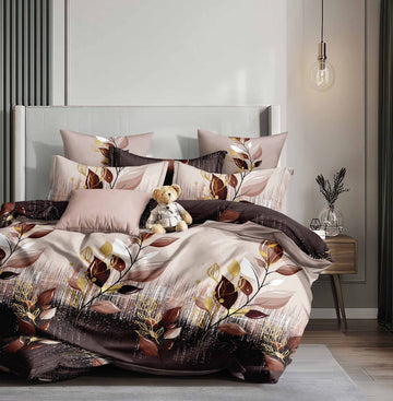 Lenjerie de pat bumbac satinat - gama Luxury - 4 piese | 18516-TL