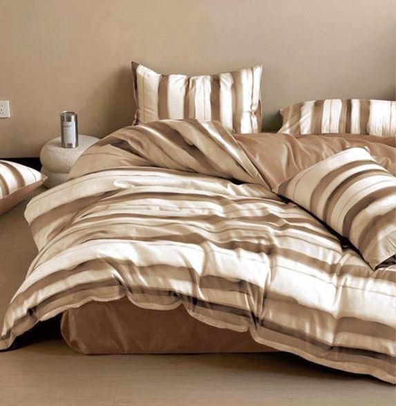Lenjerie de pat bumbac satinat - gama Luxury - 4 piese | 18645-TL
