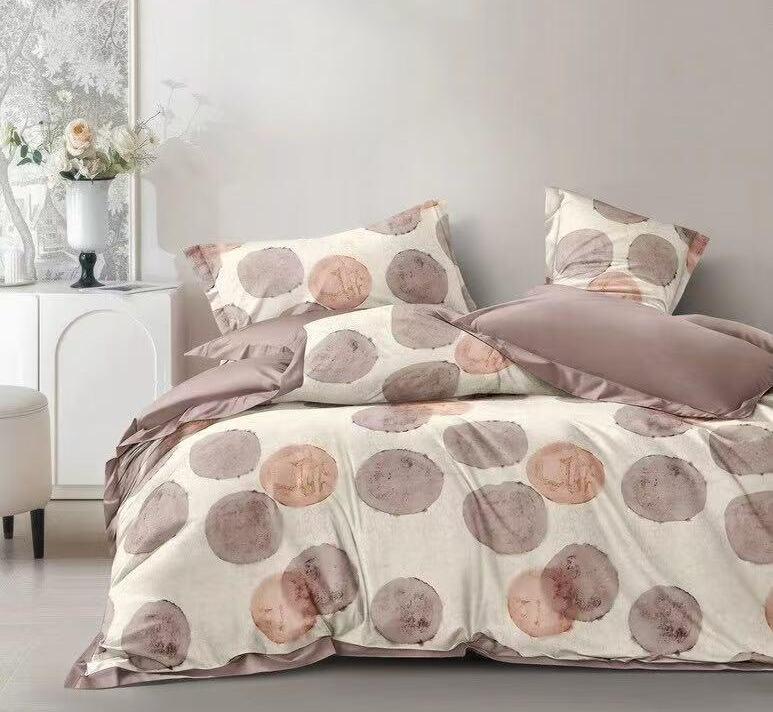 Lenjerie de pat bumbac finet Premium Puciasa - cu elastic - 6 piese | 18738-TL