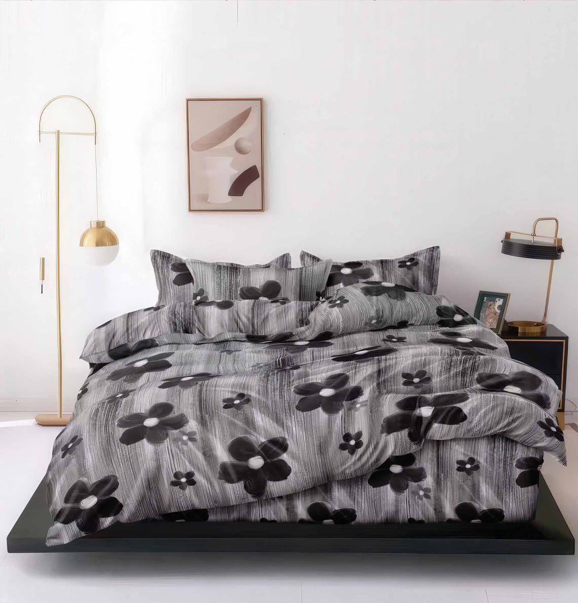 Lenjerie de pat bumbac satinat - gama Luxury - 4 piese | 18665-TL