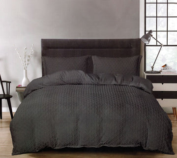 Lenjerie de pat bumbac PREMIUM Velvet Jacquard GROFAT – 6 piese | 18799-SE