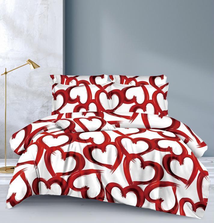 Lenjerie de pat bumbac satinat - gama Luxury - 4 piese | 18855-TL