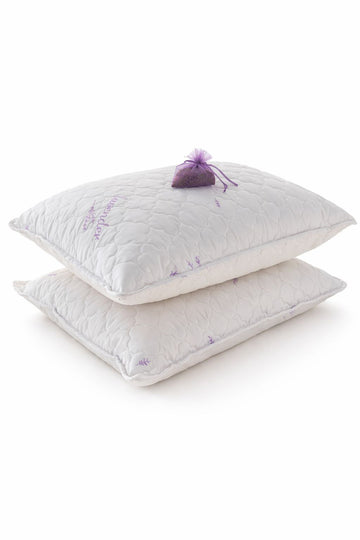 Set 2 Perne matlasate - Hypo Alergice - cu saculeti de LAVANDA in interior