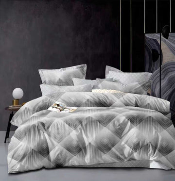 Lenjerie de pat bumbac satinat - gama Luxury - 4 piese | 18911-TL