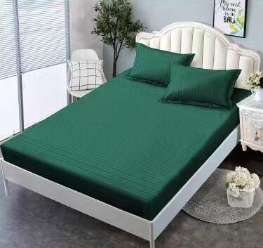 Lenjerie de pat bumbac damasc cu elastic - Premium - 4 piese | 19226-CL