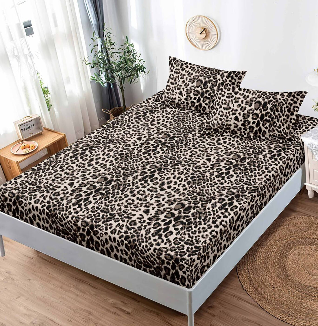 Husa de pat bumbac finet Premium - 3 piese | 19316-TL