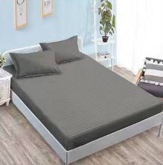 Lenjerie de pat damasc Horeca Premium - cu elastic - 4 piese | 19281-V