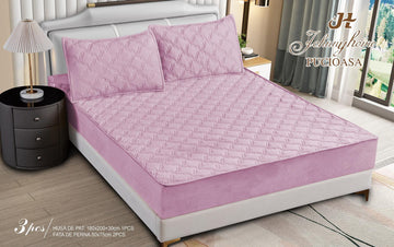 Topper bumbac + 2 fete de perna / 180x200cm | 19730-C