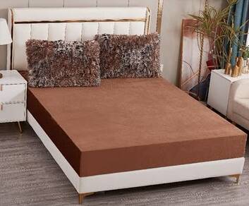 Lenjerie de pat cocolino cu blanita - gama Luxury / cu elastic - 4 piese | 19755-VH