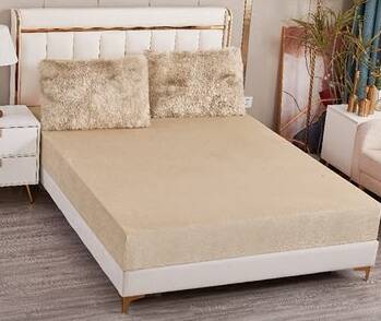 Lenjerie de pat cocolino cu blanita - gama Luxury / cu elastic - 4 piese | 19753-VH