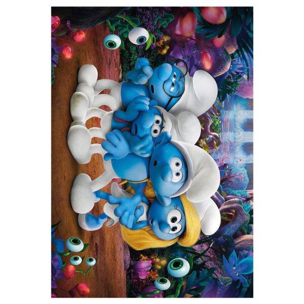 Covor Camera Copii, Design Strumfi, Multicolor, Antiderapant | 6729