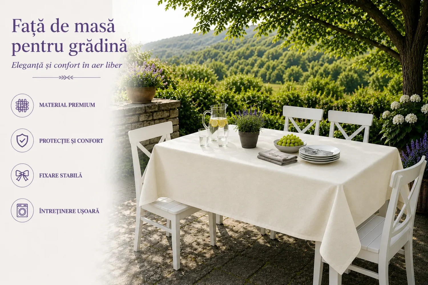 Fata de masa terasa / gradina | 0010