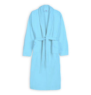 Halat de baie - Bleu - Velur 100% Bumbac