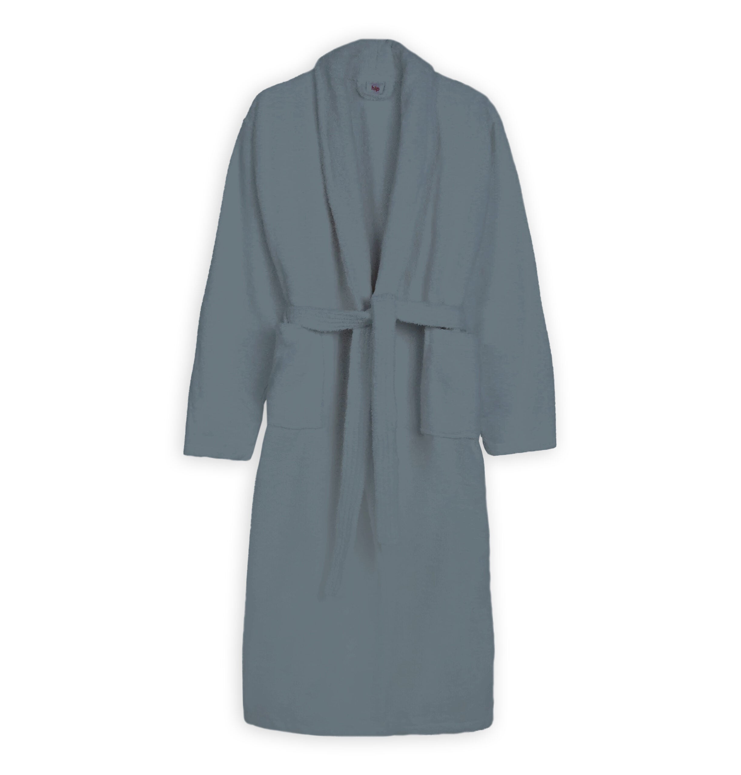 Halat de baie - Gri - Velur 100% Bumbac