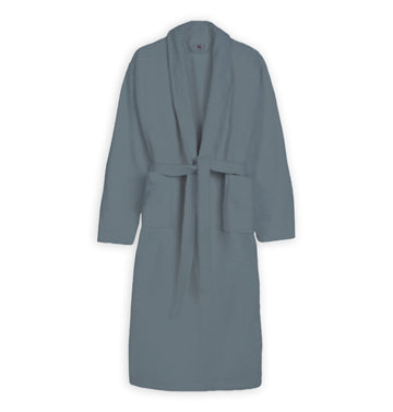 Halat de baie - Gri - Velur 100% Bumbac