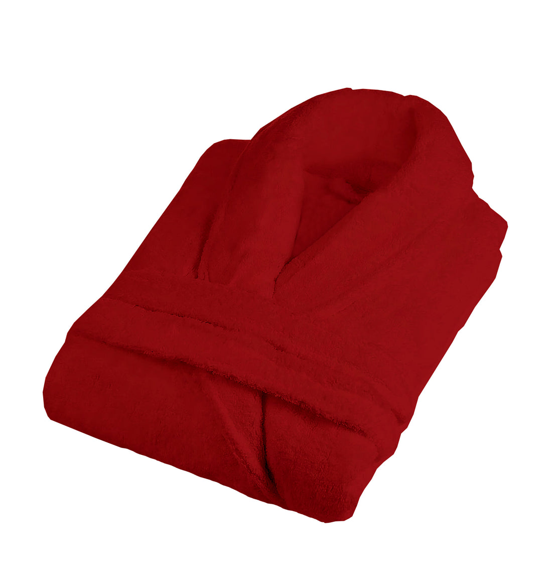 Halat de baie - Rosu - Velur 100% Bumbac
