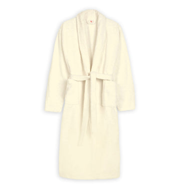 Halat de baie - Crem - Velur 100% Bumbac