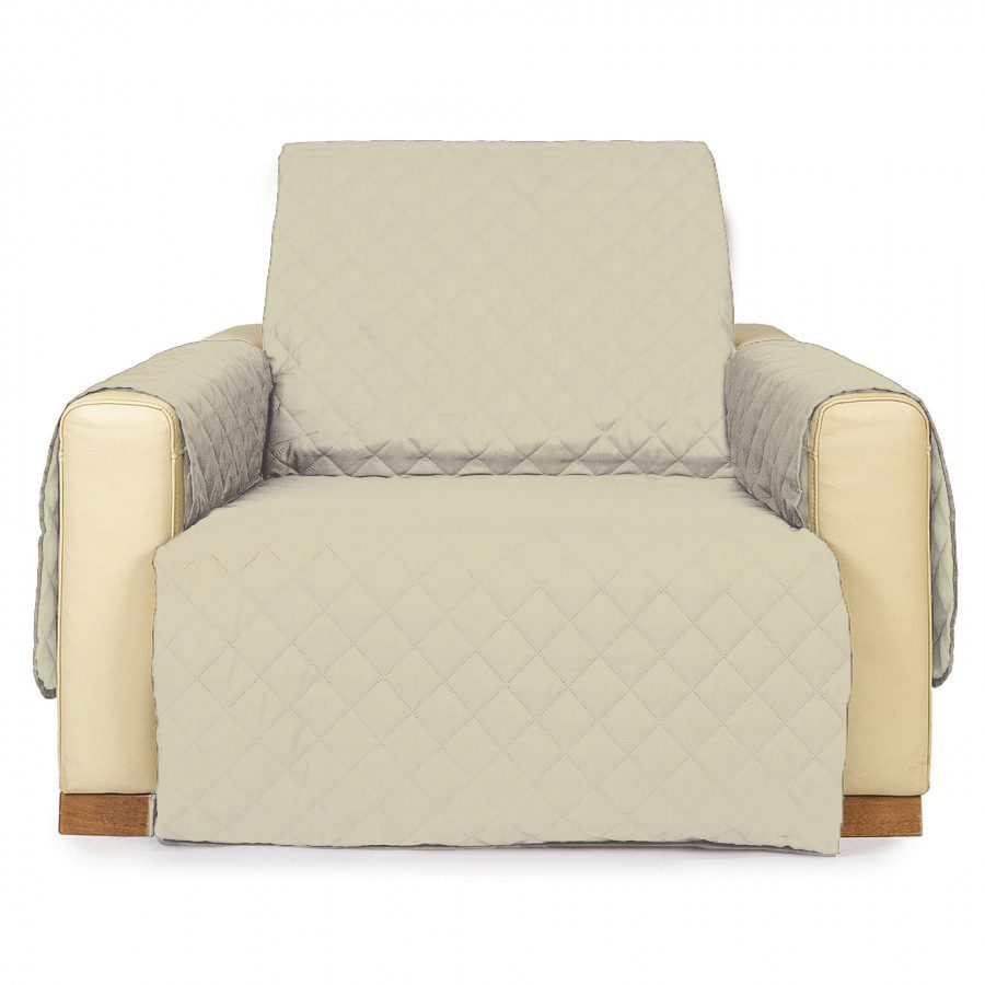 Cuvertura matlasata fotoliu – crem