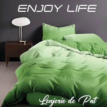 Lenjerie de pat bumbac finet "Enjoy Life" - 4 piese | 16990-R