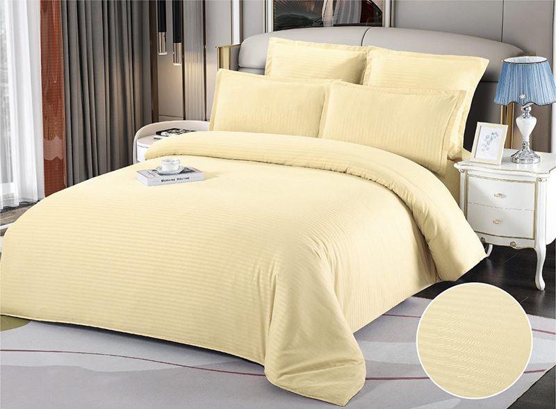 Lenjerie de pat damasc premium – 6 piese | 8218-CH