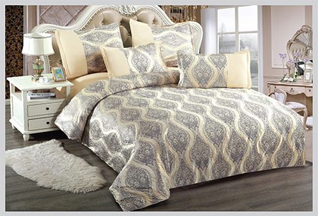 Lenjerie de pat catifea deluxe – 6 piese | 6403-CH