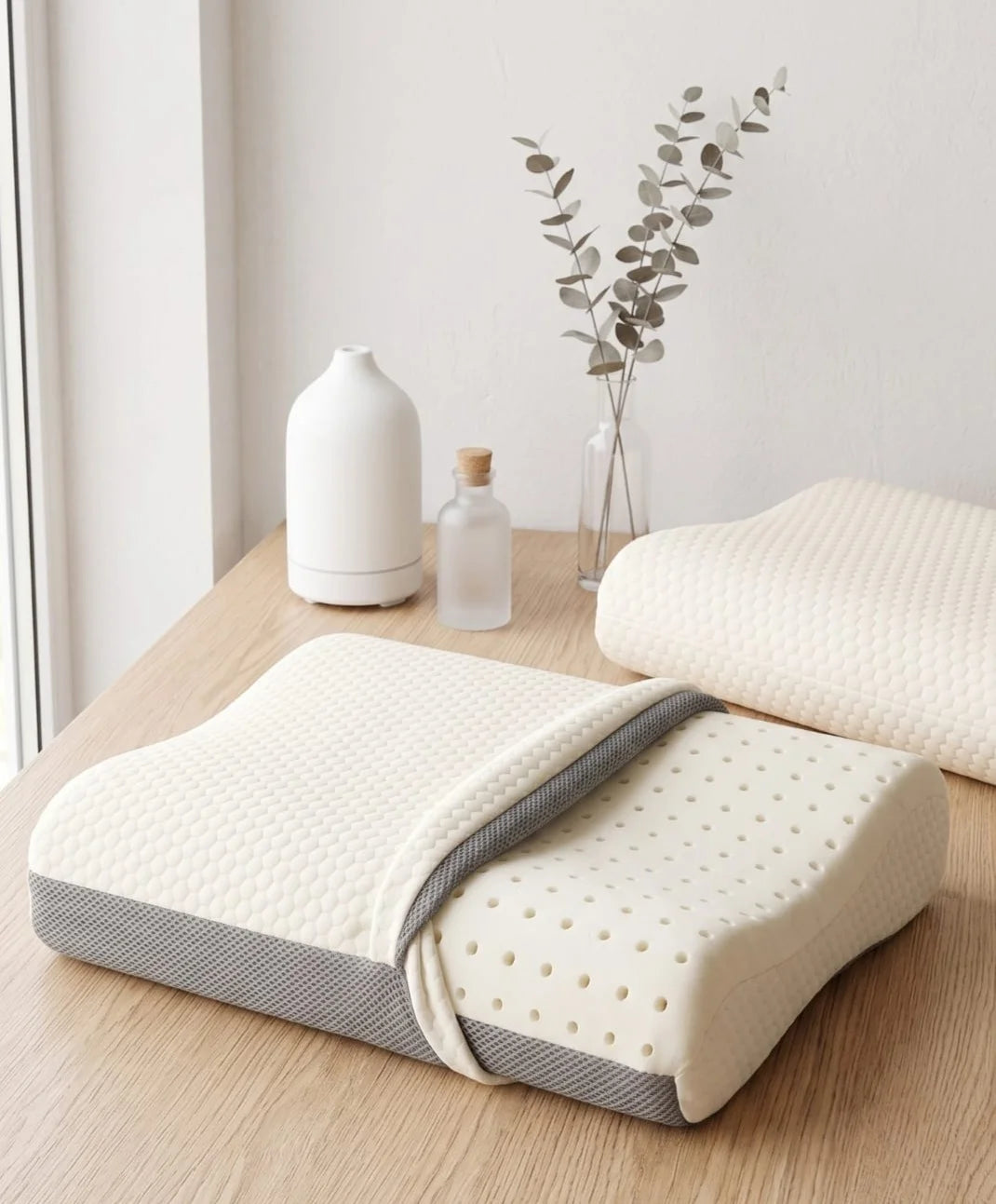 Perna ergonomica Memory cu Sistem de ventilatie