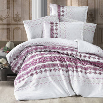 Lenjerie de pat satin Clasy King size  | 1851-R