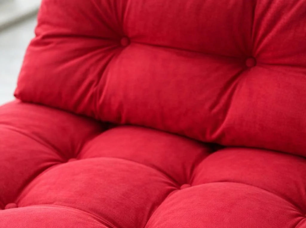 Set perne gradina ”Pallet Soft Seating” - Roșu