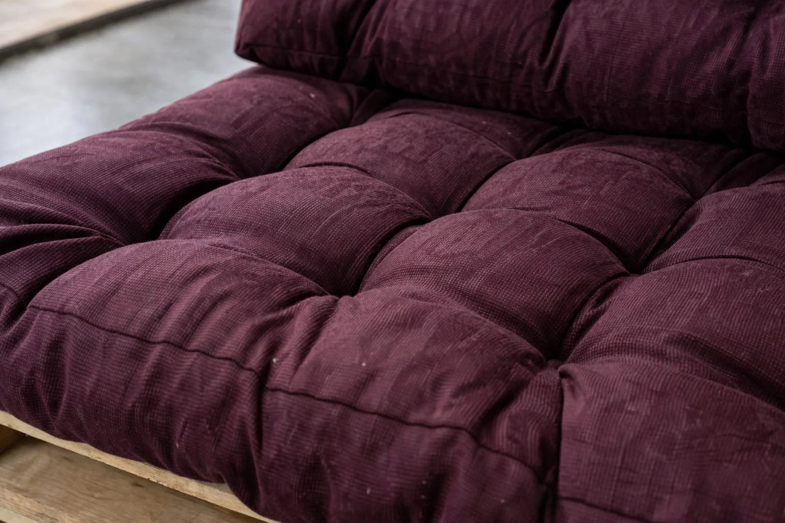 Set perne gradina ”Pallet Soft Seating” - Violet