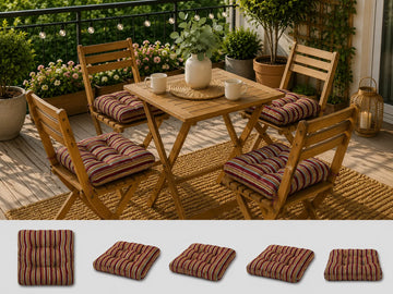 Set 4 pernute scaun interior / exterior – dungi