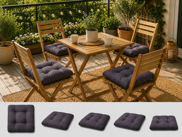 Set 4 pernute scaun interior / exterior – mov
