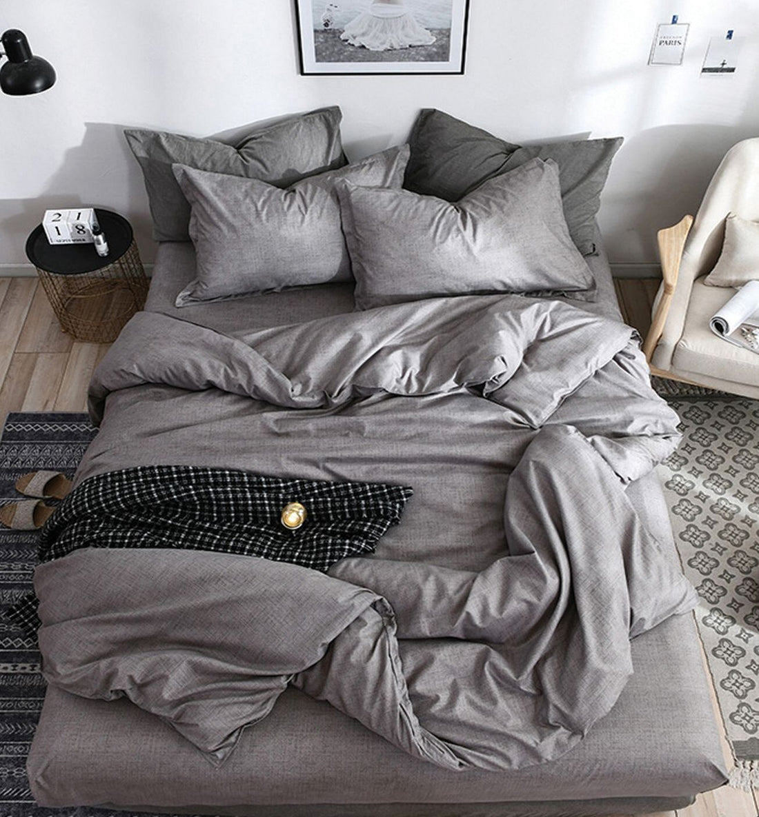 Lenjerie de pat Luxury - bumbac satinat – 4 piese | 19150-C