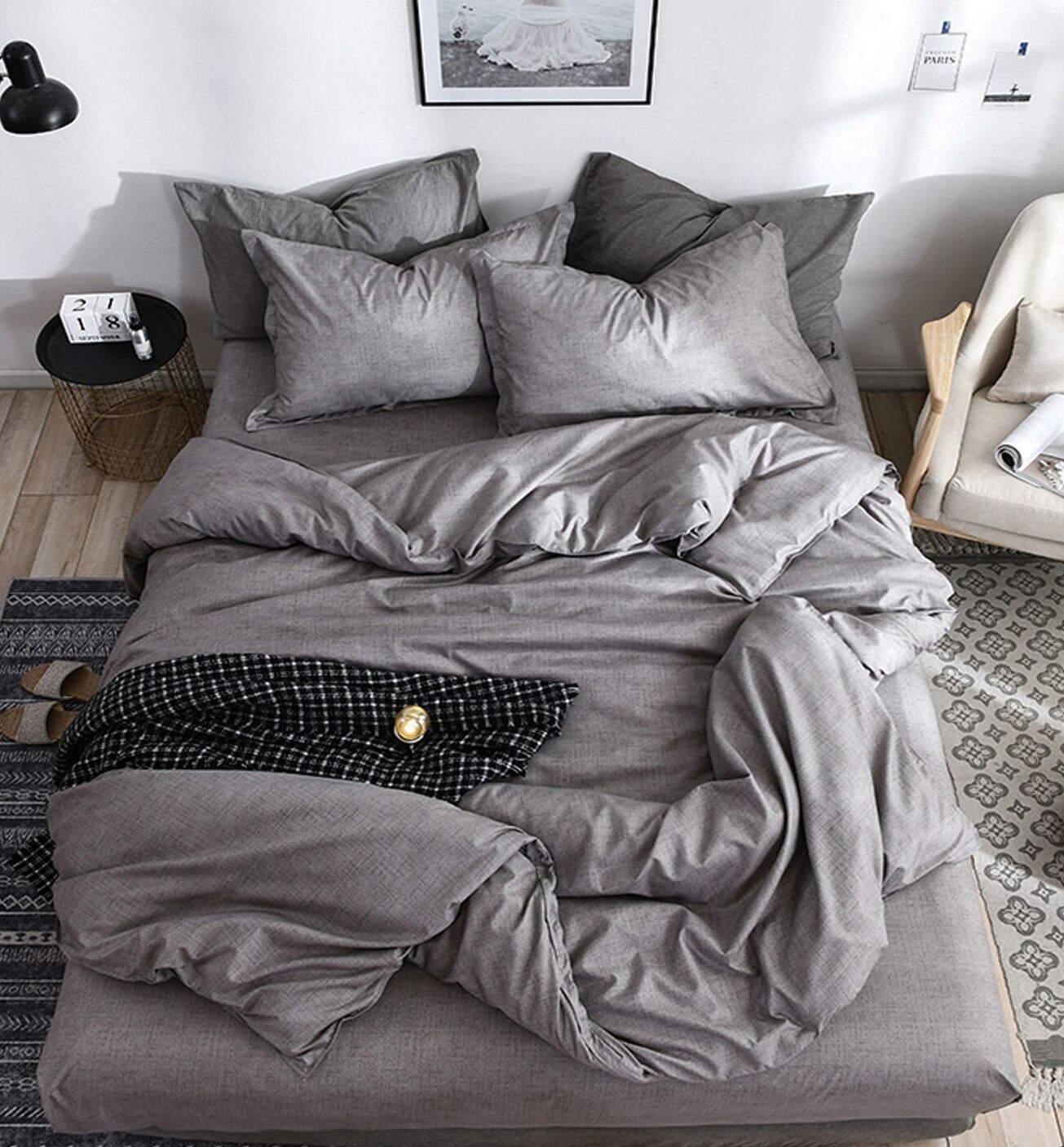 Lenjerie de pat Luxury - bumbac satinat – 4 piese | 19150-C
