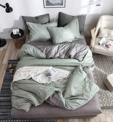 Lenjerie de pat Luxury - bumbac satinat – 4 piese | 19148-C