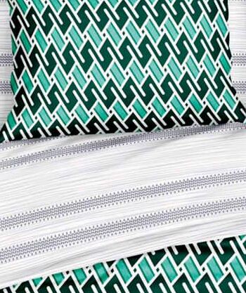 Lenjerie de pat bumbac satinat – 4 piese | 5377-C