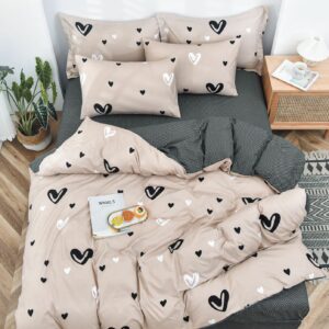 Lenjerie de pat bumbac satinat – 4 piese | 14512-TL