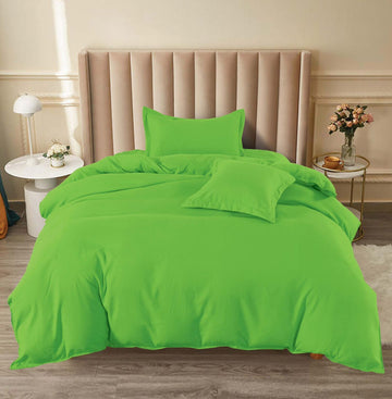 Lenjerie de pat finet Horeca - cu elastic 1 persoana - 4 piese | 18149-C