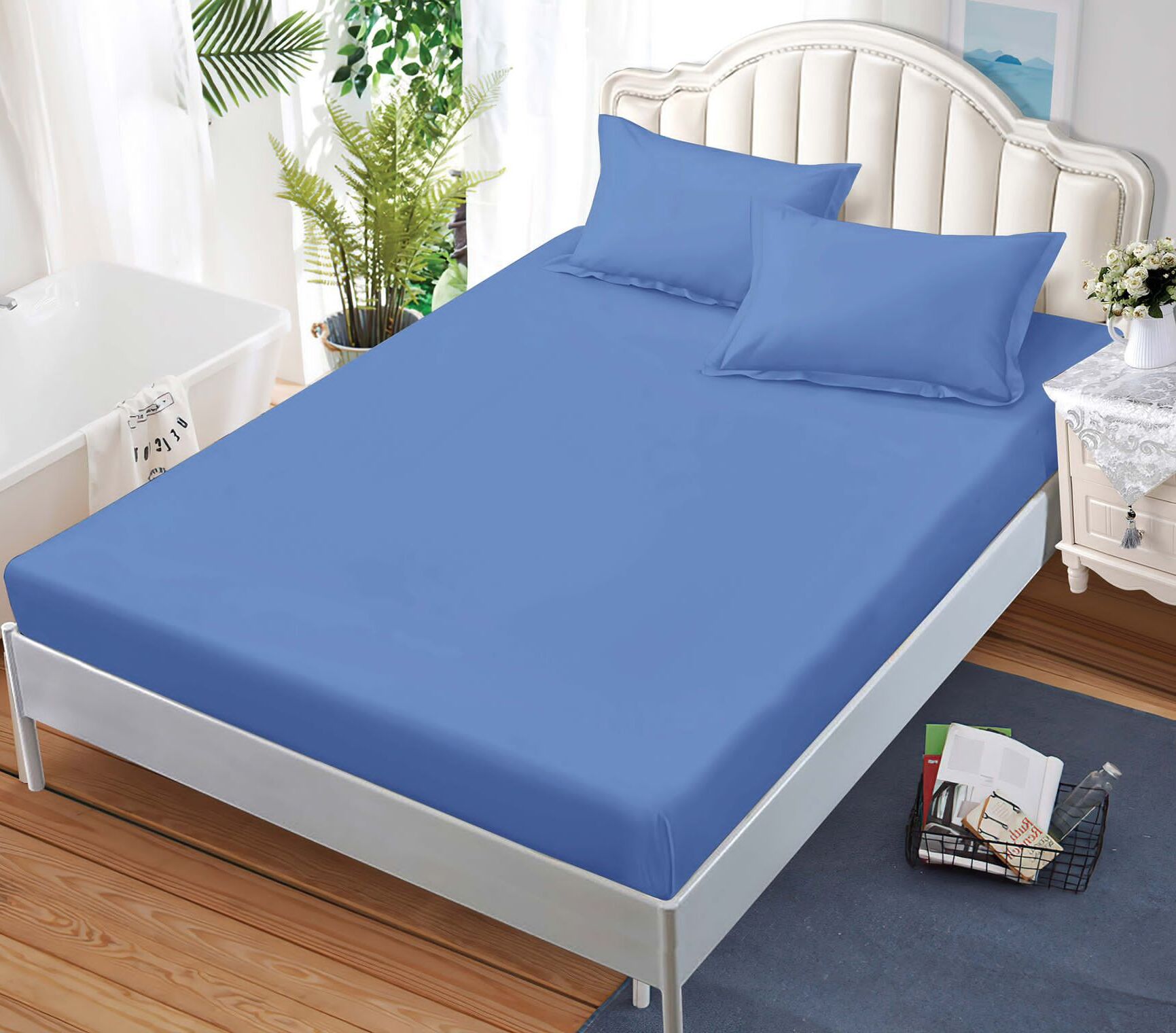 Husa de pat finet uni - 3 piese | 14680-C
