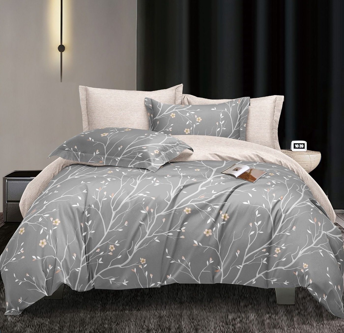 Lenjerie de pat Luxury - bumbac satinat – 4 piese | 18931-C