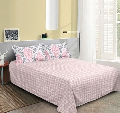 Lenjerie de pat bumbac satinat – 4 piese | 8458-C