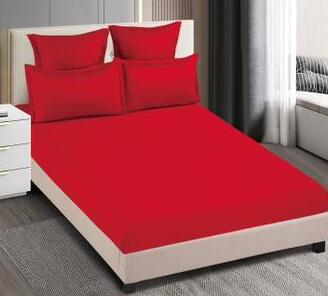 Lenjerie de pat bumbac finet cu elastic - Deluxe - 6 piese | 14692-C