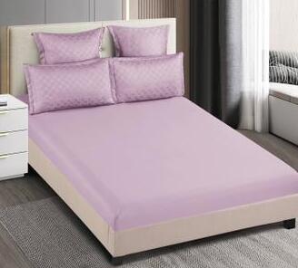 Lenjerie de pat bumbac finet cu elastic - Deluxe - 6 piese | 14695-C