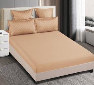 Lenjerie de pat bumbac finet cu elastic - Deluxe - 6 piese | 14696-C