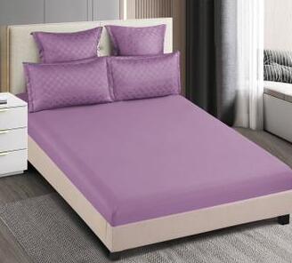 Lenjerie de pat bumbac finet cu elastic - Deluxe - 6 piese | 14698-C