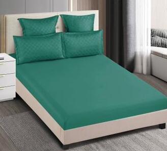 Lenjerie de pat bumbac finet cu elastic - Deluxe - 6 piese | 14700-C