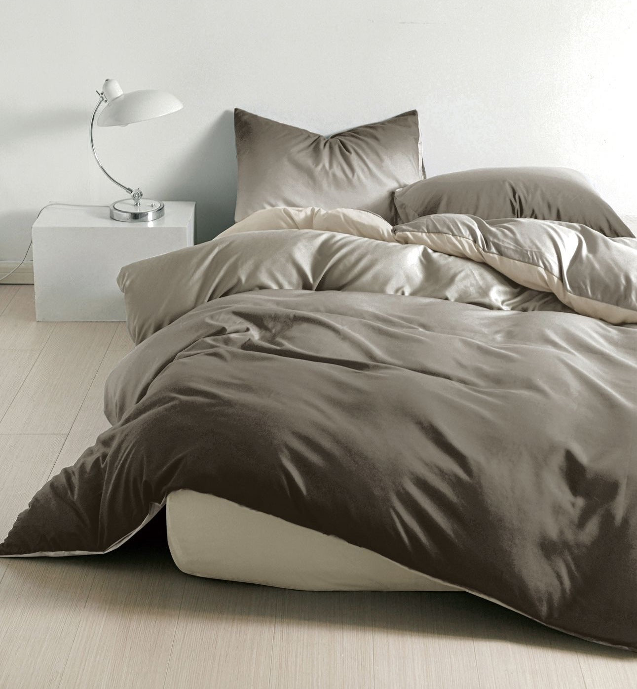 Lenjerie de pat Luxury - bumbac satinat – 4 piese | 19133-C